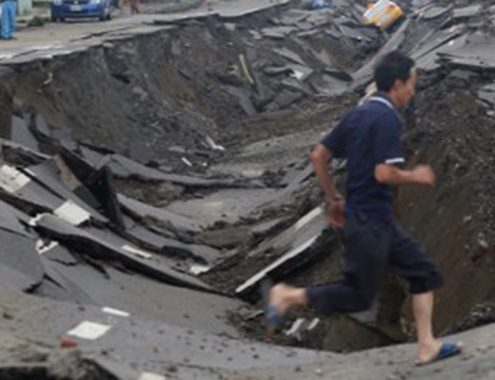 Explosion de gaz à Kaohsiung